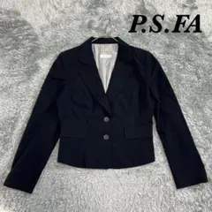 ネイビー ジャケット テーラード リボン