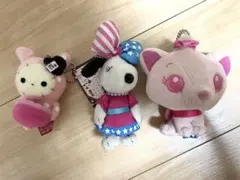 キーホルダー　スヌーピー　マリーちゃん　マカロンマスコットのサムネイル