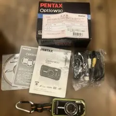 美品☆動作品☆ペンタックス　Optio E90 オプティオ　　ブラック　コンデジ 動作品 PENTAX Optio E90 オプティオ ブラック コンデジ 付属有 - メルカリ