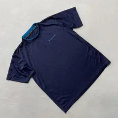CONVERSE Tシャツ 半袖 ネイビー 吸汗速乾素材 クルーネック Mサイズ