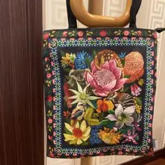 Lalaland新品花と動物デザイン トートバッグ