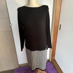 ジュンコシマダのニットワンピース　美品