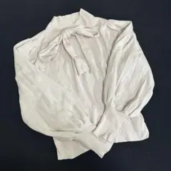 GRL ボウタイ付きニットトップス