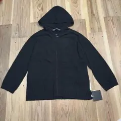 新品 ジョエルロブション&ジェラートピケオム フルジップパーカー Ｌ ブラック