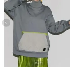 セール中❗UN3D QUILTING DOCKING SWEAT