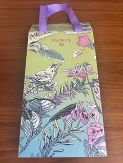 IGNIS ショップ袋 花と鳥のデザインのサムネイル