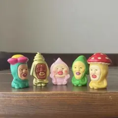 こびとづかん 指人形 ソフビ 5個セット
