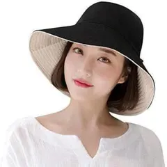 UVカット 帽子 レディース 日よけ 紫外線対策 折りたたみ　両面用