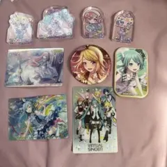 プロセカウエハースカード、缶バッジ、アクリルプレート　9個セット