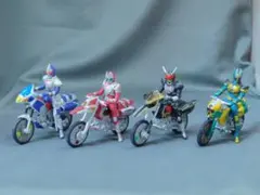 【仮面ライダー剣】ライダーマシンクロニクル4体セット【仮面ライダーブレイド】