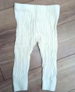 baby GAP ベビーレギンス 80cm　ホワイト　ケーブルニット