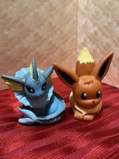 ポケモン　イーブイ シャワーズ ソフビフィギュアセット