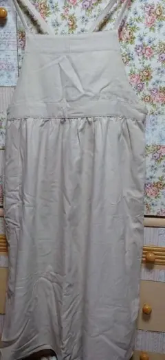 値下げサマンサモスモスベージュ キャミソール ロングワンピース