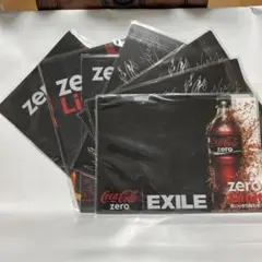 コカ・コーラZERO EXILE バンダナ 非売品 3枚／クリアファイル4枚