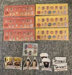 Gong cha クーリッシュ　セブンイレブン シールセット