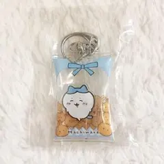 ちいかわ　シャカシャカキーホルダー　褒められリボン　ハチワレ