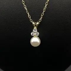 本真珠ネックレス パールオローラホワイトピンク 6mm ベビーパール通勤 