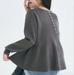 coca バックパールフレアニット