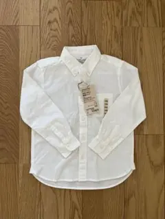 【新品未使用】無印良品　ボタンダウン長袖シャツ 120サイズ