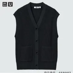 UNIQLO U Vネックカーディガン　ノースリーブ L