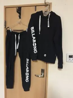 BILLABONG パーカーとパンツセットアップ ブラックM