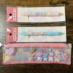 【新品】【未開封】SWIMMER スイマー　クリアペンケース　水性ボールペン