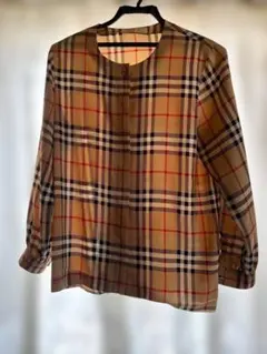 Burberry バーバリー ノバチェックシャツ90s ヴィンテージ ベージュ