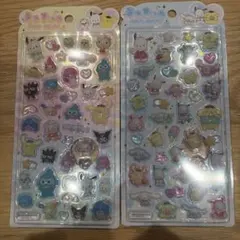 【正規品】うるちゅるポップシール2枚セット　サンリオキャラクターズ
