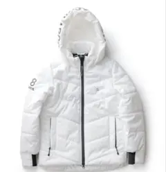 8YARDS ハチヤーズ パーカー ジップ ホワイト フード付き ゴルフウェア 8YARDS ハチヤーズ パーカー ジップ ホワイト フード付き ゴルフウェア