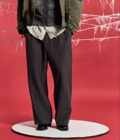 メゾンスペシャル クラッシュ スウェット プライム ワイド イージー パンツ