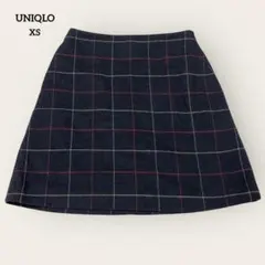 ユニクロ チェック柄 フェミニン トラッド ミニスカート