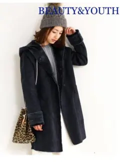 BEAUTY&YOUTH ムートン コート リバーシブル 美品
