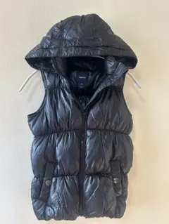 Gap 黒 ダウンベスト キッズ