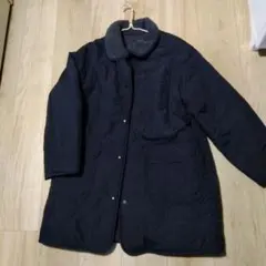 最終値下げ美品！StudioCLIPボア襟付きネイビーキルティングジャケット