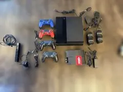 【限定版箱有】PS4カメラ同梱版＋nasne 1TB＋周辺機器・マイク豪華セット