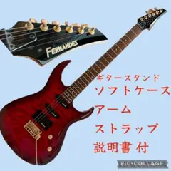FERNANDES FA-10 エレキギター アーム付 説明書・ストラップ付