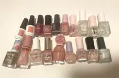 【8/7まで特別価格】マニキュア19本セット ピンク・赤多め