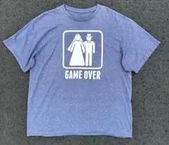 【極希少】90s 00s GAME OVER ウェディング Tシャツ USA輸入