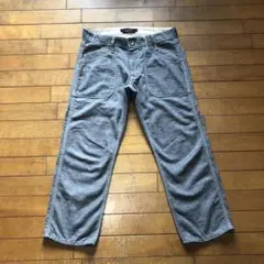 blue way★日本製ベーカークロップドワークパンツ★サイズMのサムネイル