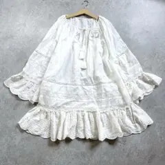 新品同様✨ピンクハウス チュニック ブラウス ピコフリル ティアード