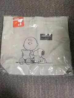 PEANUTSスヌーピー非売品巾着コットントートバッグ