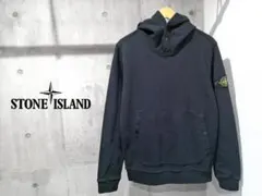 XLサイズ STONE ISLAND ブラックパーカー 紋章 ワッペン 黒 - メルカリ