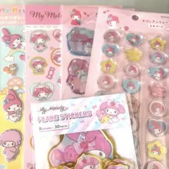 サンリオ マイメロ おはじき ウォーター シール ぷくぷく 平面 ステッカー