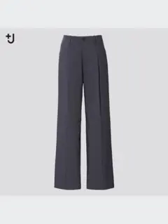 UNIQLO +J ウールスリムフィットパンツ ブラック 436119 - メルカリ