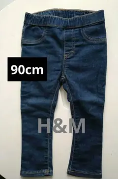 H&M エイチアンドエム デニムパンツ デニムレギンス 90cm ベビーパンツ