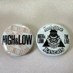 【セット】HIGH&LOW 缶バッジ ホワイトラスカルズ ハイロー LDH