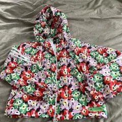 マリメッコ ×アディダス　花柄 フード付きパーカー