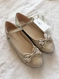 組曲　リボン付き フォーマルシューズ 23.0cm