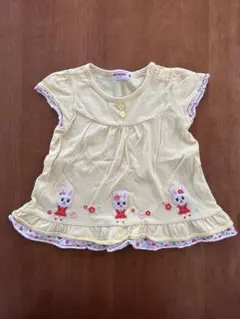 ミキハウス イエロー Tシャツ 90サイズ