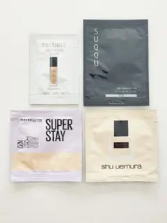 コスメデコルテ　メイベリン　シュウウエムラ　スック　ファンデーション